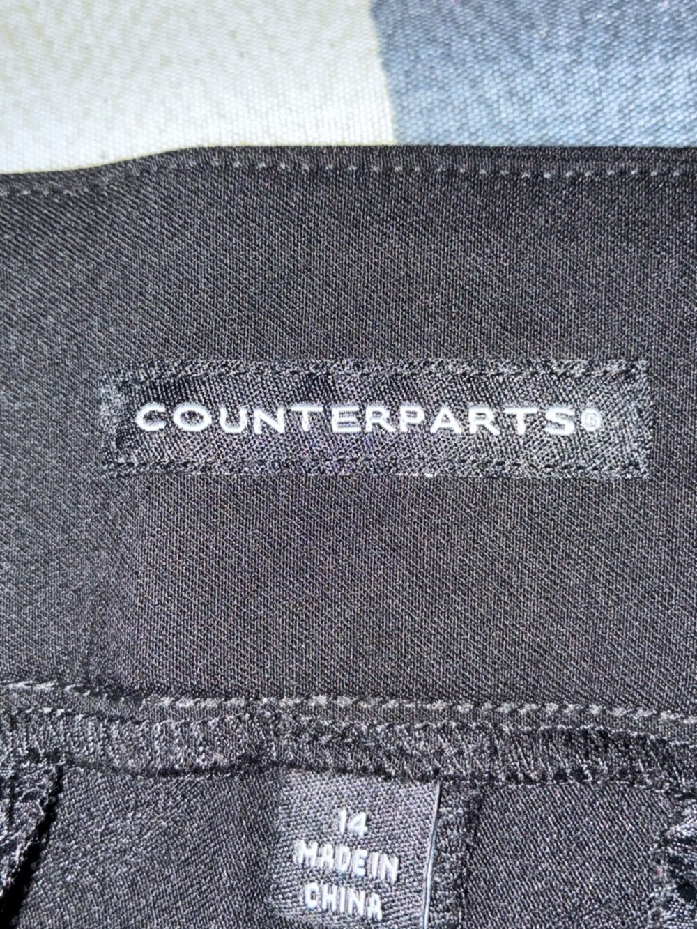 Counterparts Black Straight-Leg Dress Pants - Picture 3 of 4